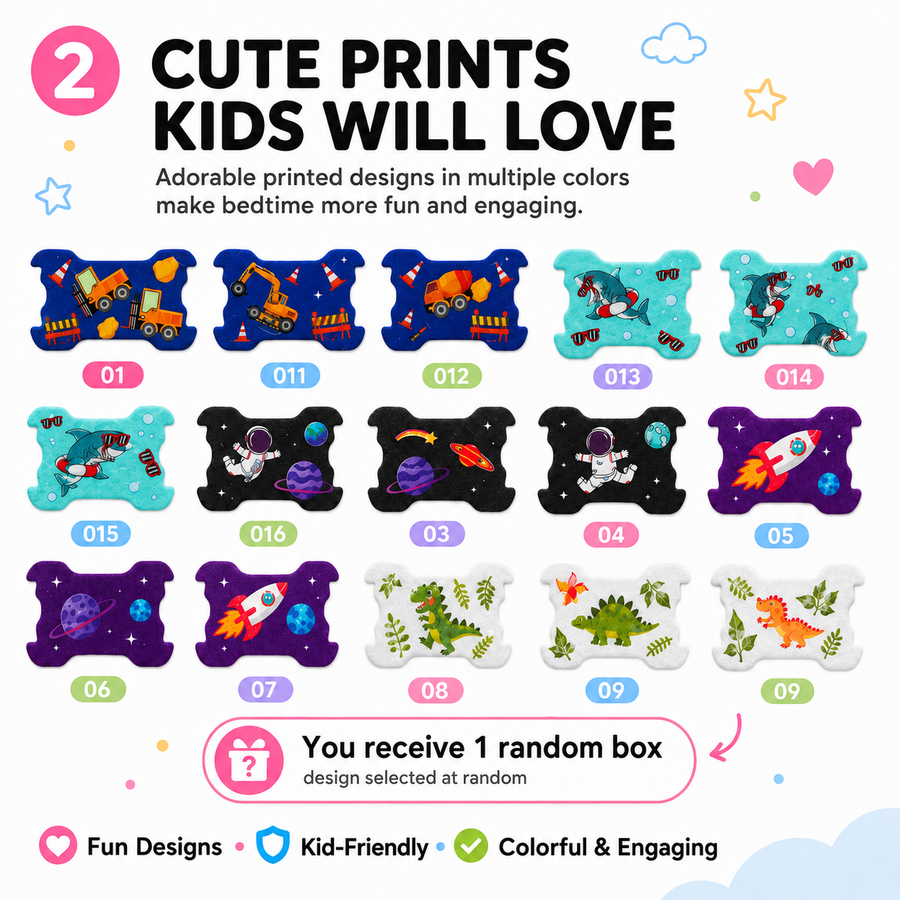 Boys nose strips - cool printed designs kids will love