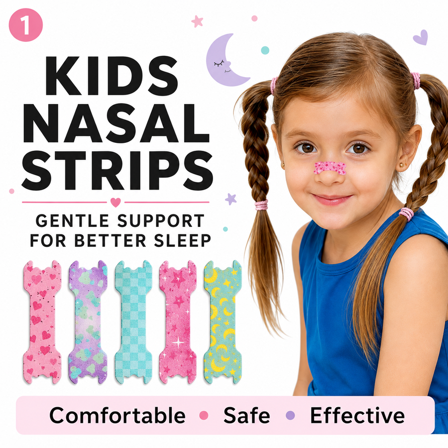 Girls nose strips - kids nasal strips for gentle support and better sleep